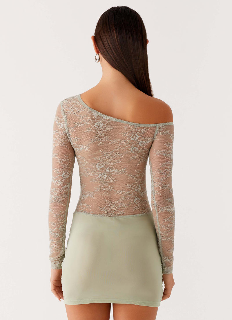 Zenni Mini Dress - Sage