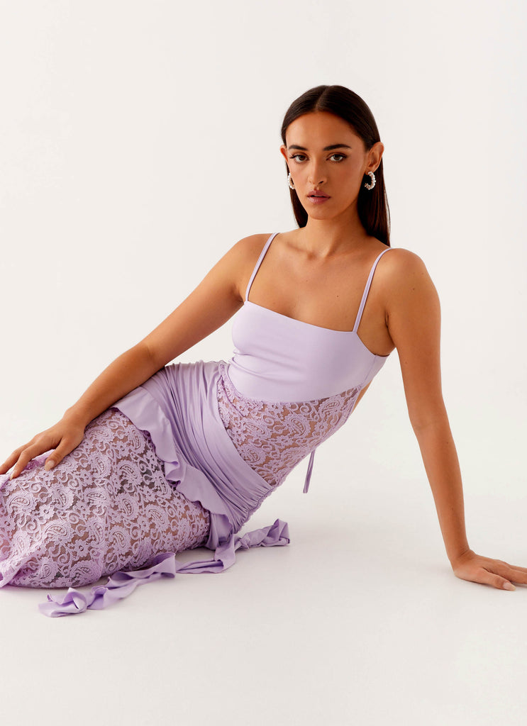New Romance Maxi Dress Lilac 6 Peppermayo