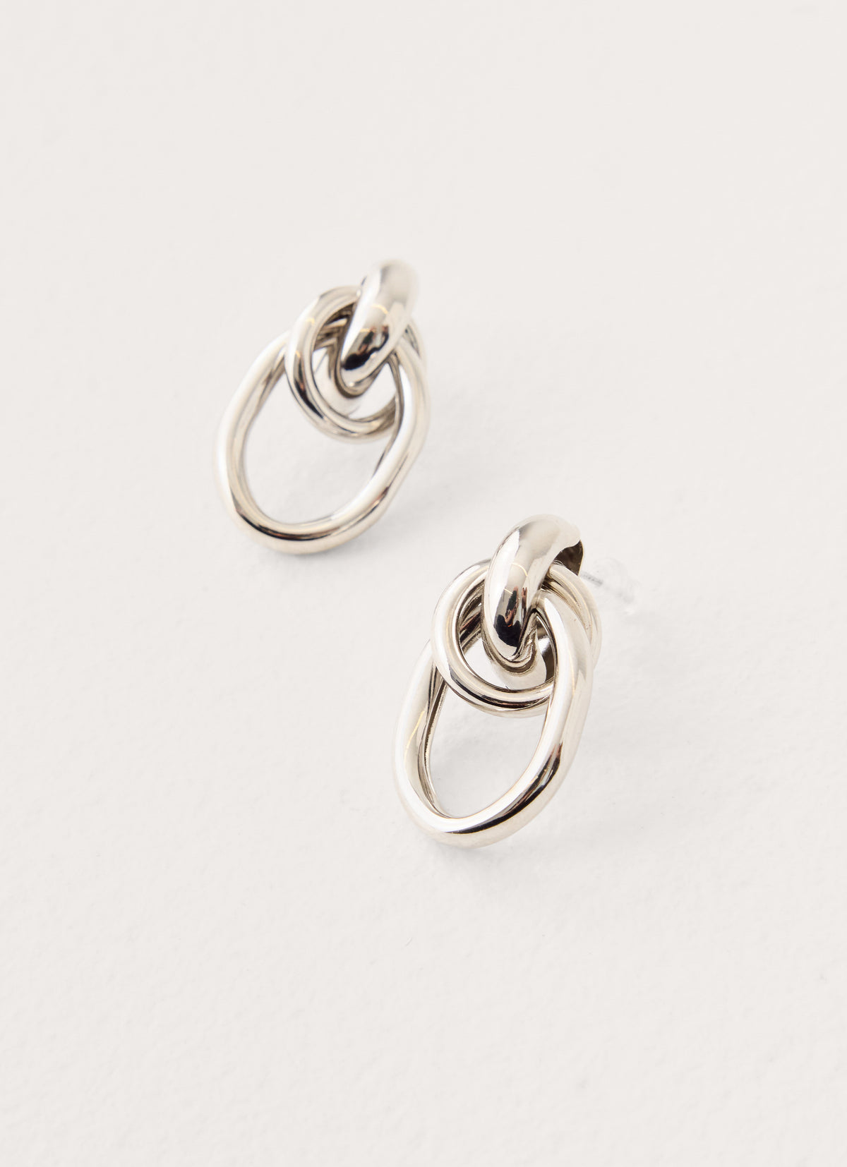 Above It Earrings - Silver