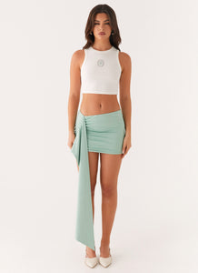 Adalyn Mini Skirt - Mint