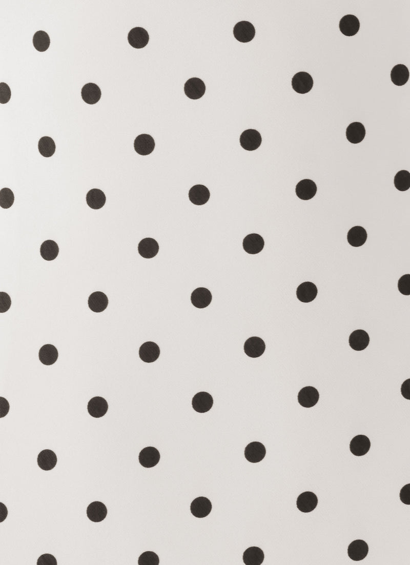 Adriana Mini Dress - Cream Polka Dot