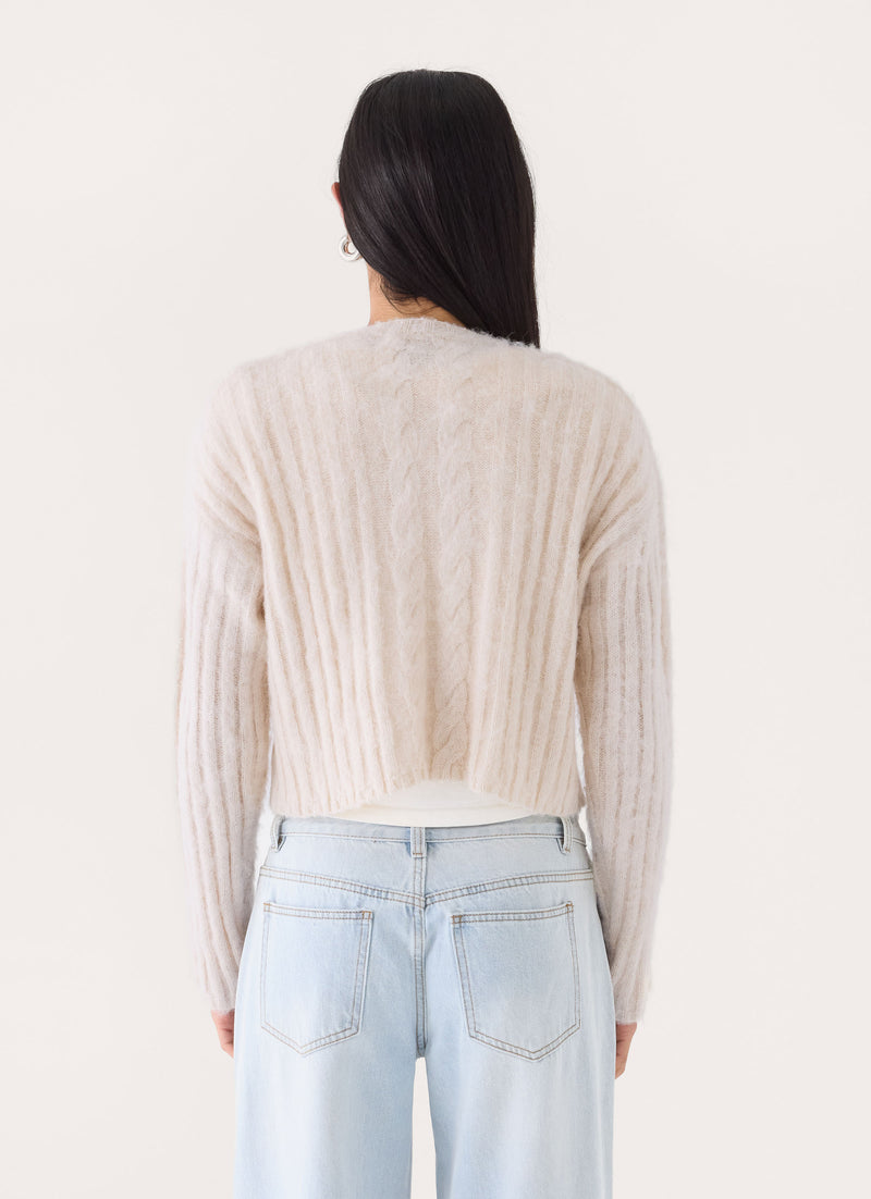 Aleyah Knit Jumper - Cream