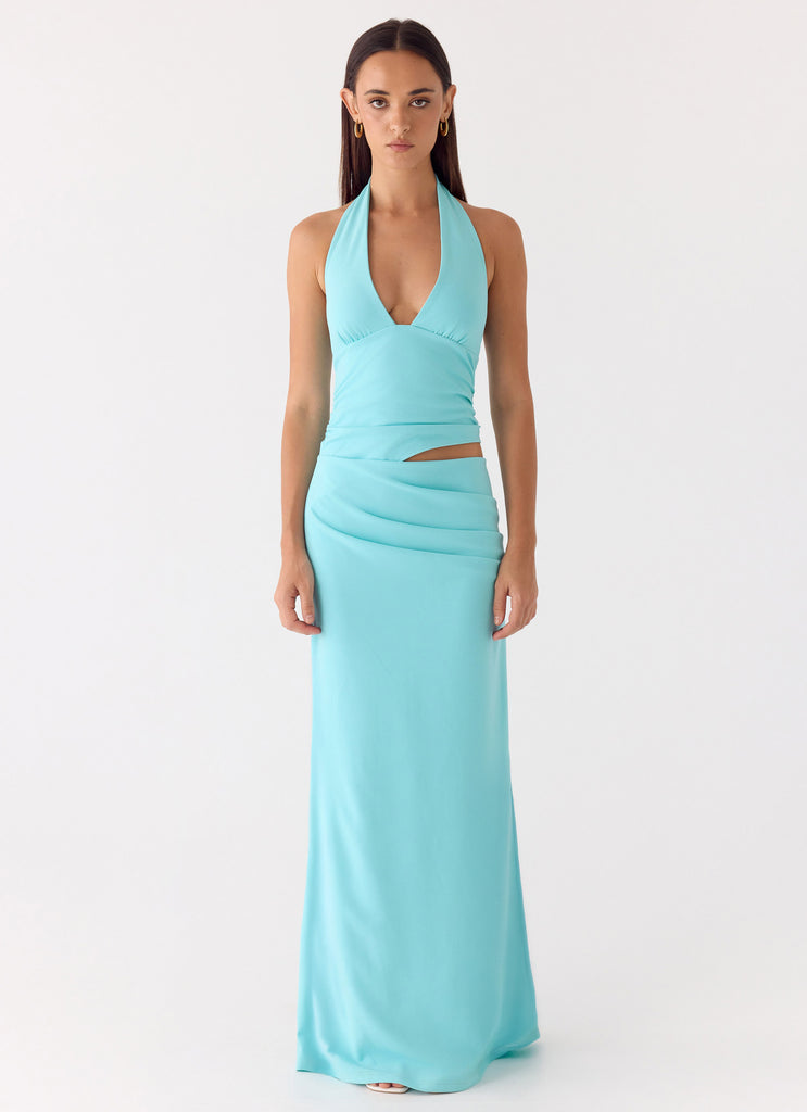 Almost Love Maxi Dress - Aqua