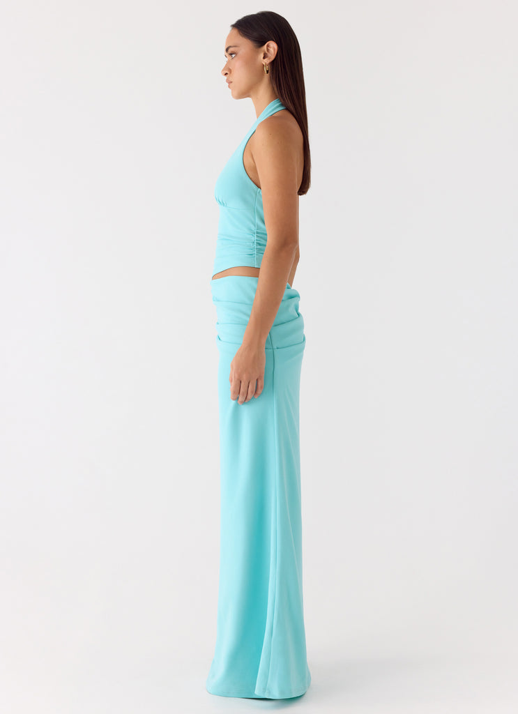 Almost Love Maxi Dress - Aqua