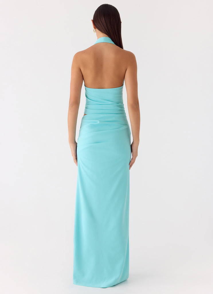 Almost Love Maxi Dress - Aqua