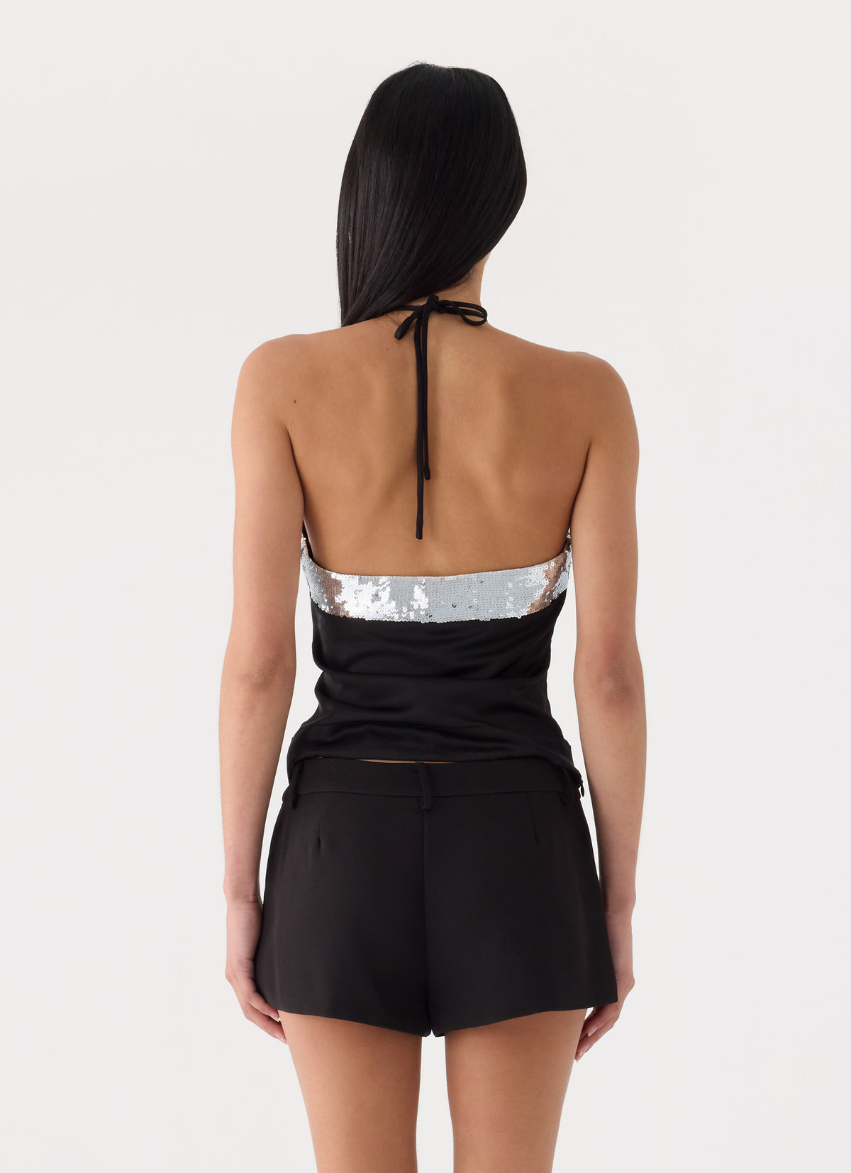 Alyxa Halter Top - Black