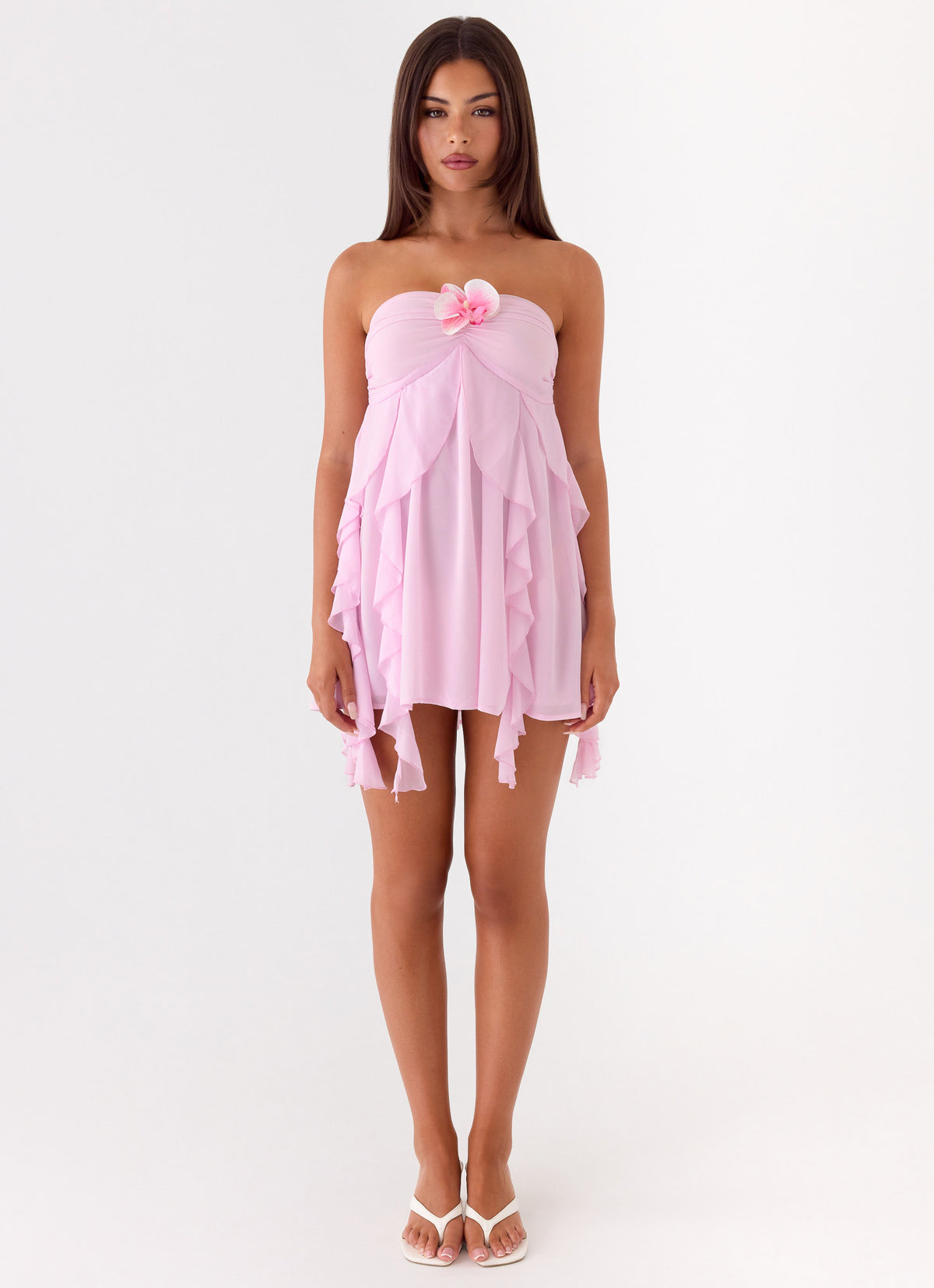 Amadine Mini Dress - Pink