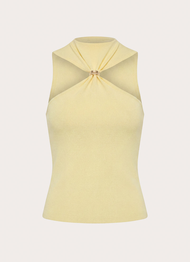 Amarah Knit Top - Yellow
