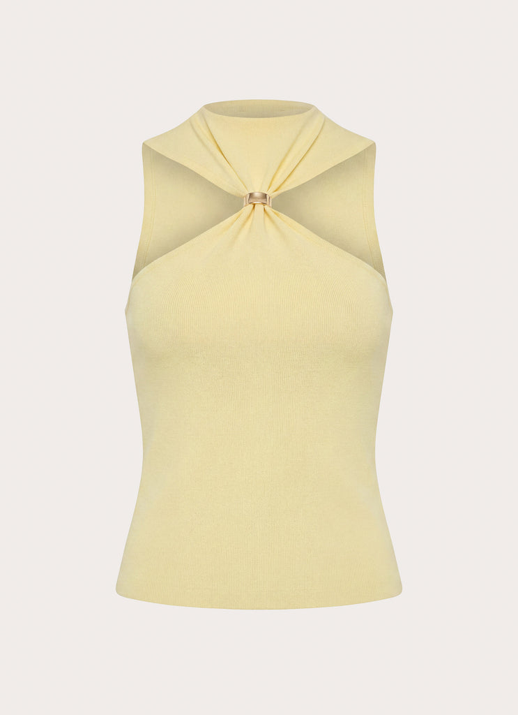 Amarah Knit Top - Yellow