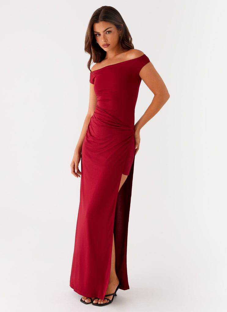 Amerie Maxi Dress - Maroon