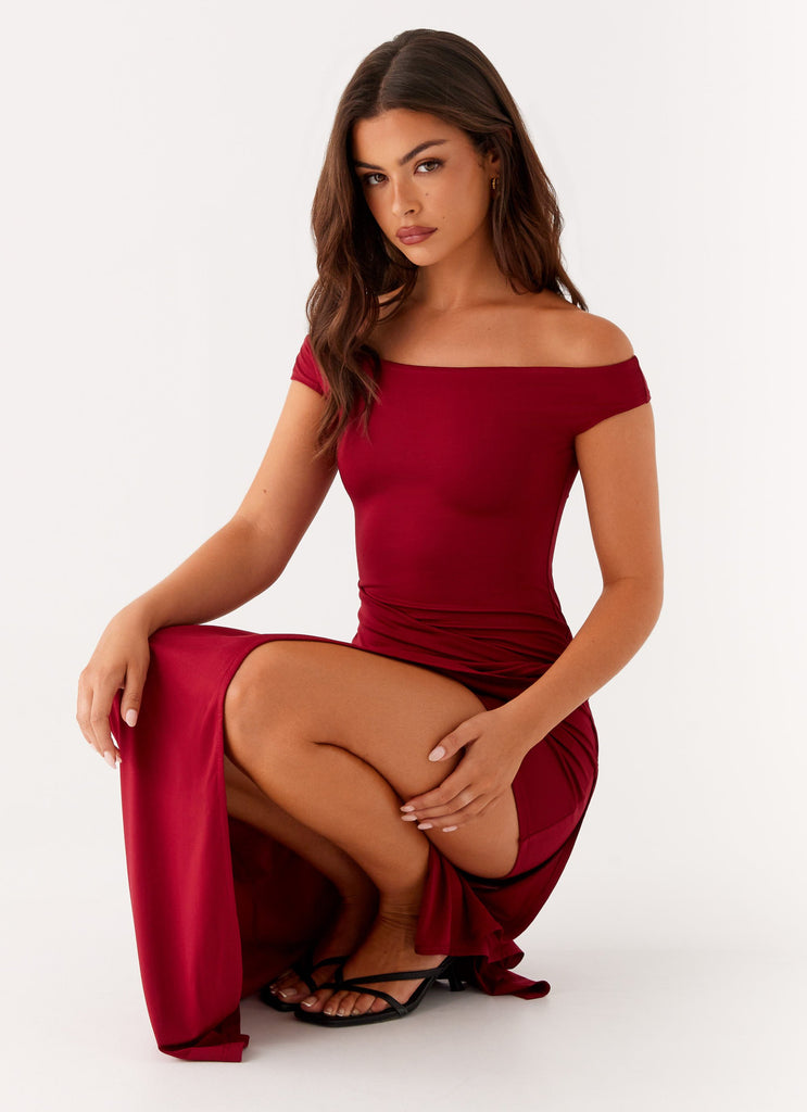 Amerie Maxi Dress - Maroon