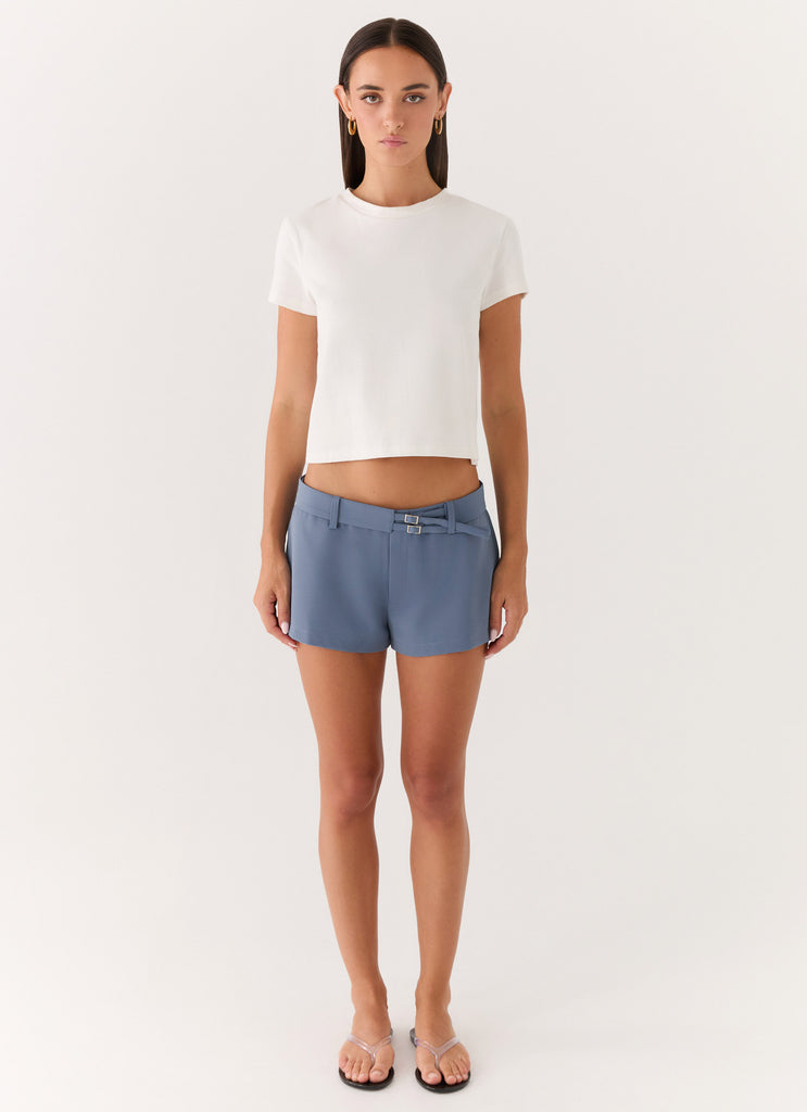 Amiera Shorts - Coastal Blue