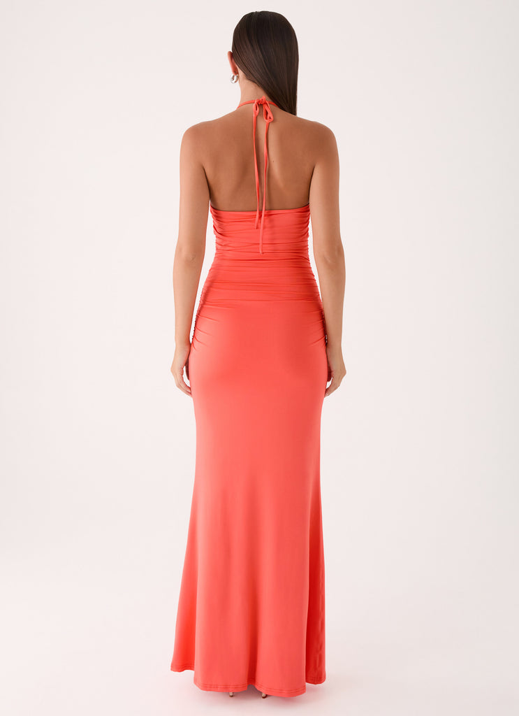 Aminata Maxi Dress - Burnt Coral