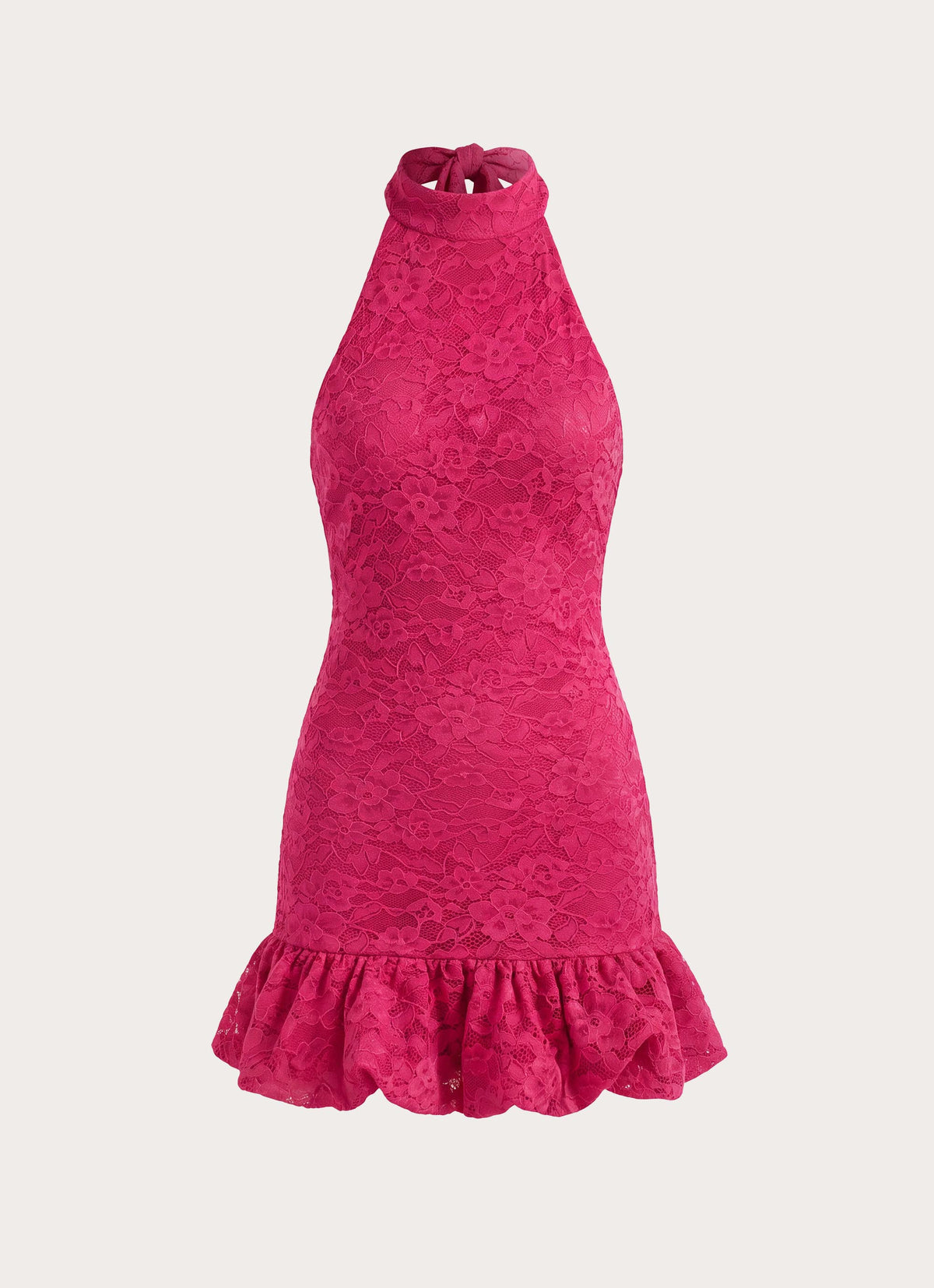 Anari Lace Mini Dress - Fuchsia