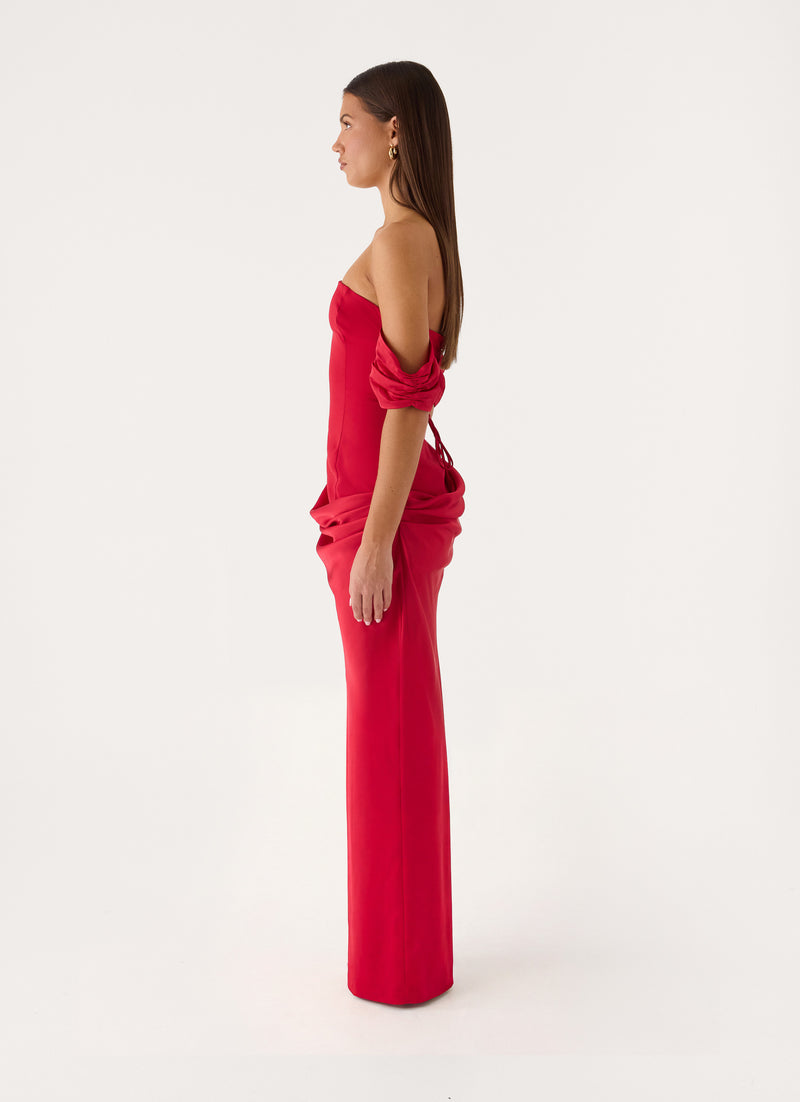 Anavelle Maxi Dress - Pomegranate Red