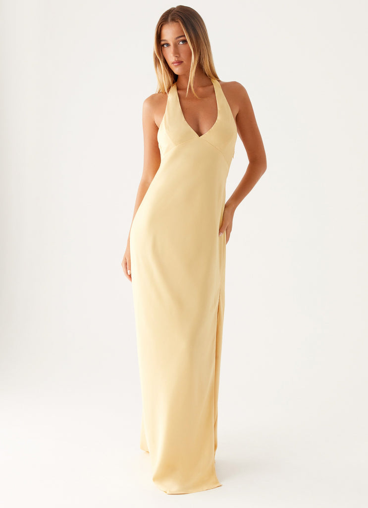 Angie Maxi Dress - Yellow