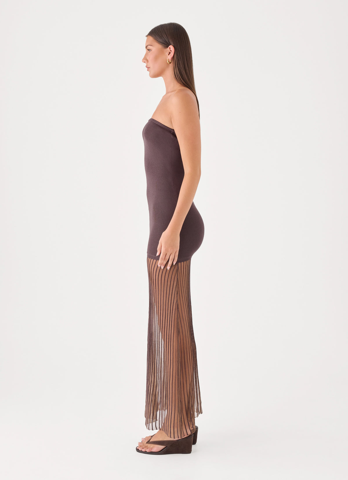 Aspen Maxi Dress - Chocolate