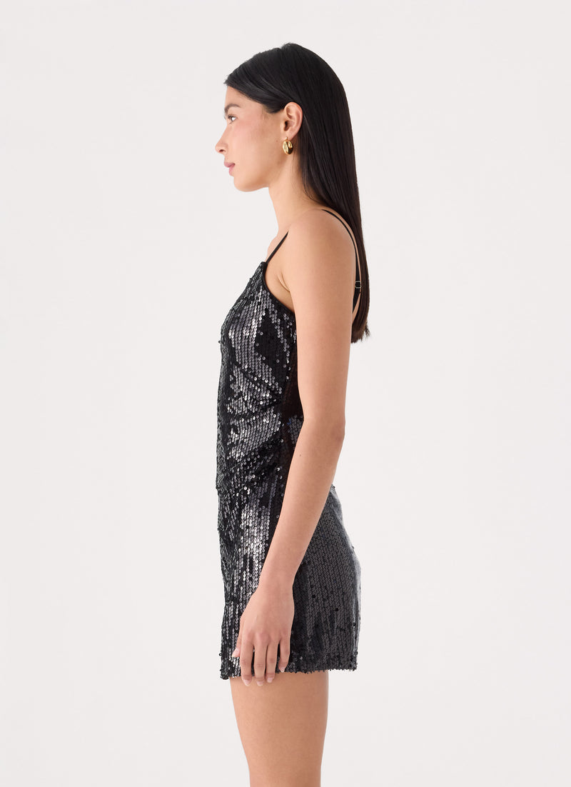 August Mini Dress - Black