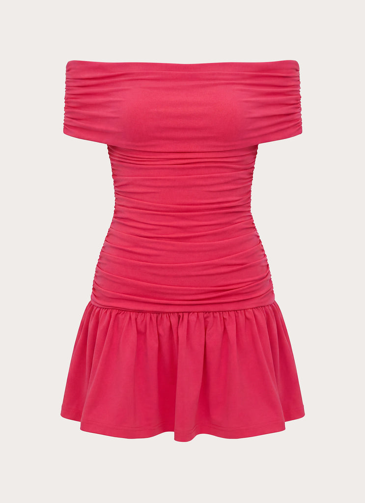 Aurenis Mini Dress - Fuchsia