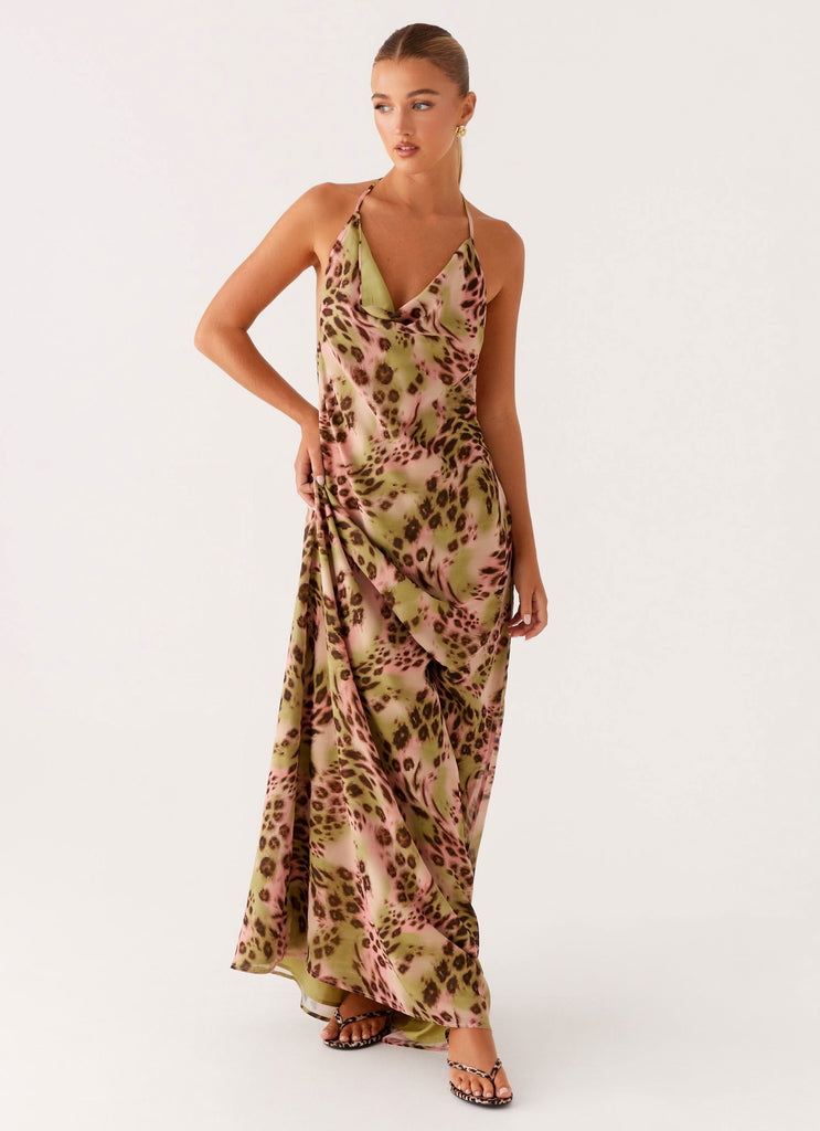 Austeja Maxi Dress - Swirl Leo