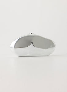 Aveline Clutch Bag - Silver