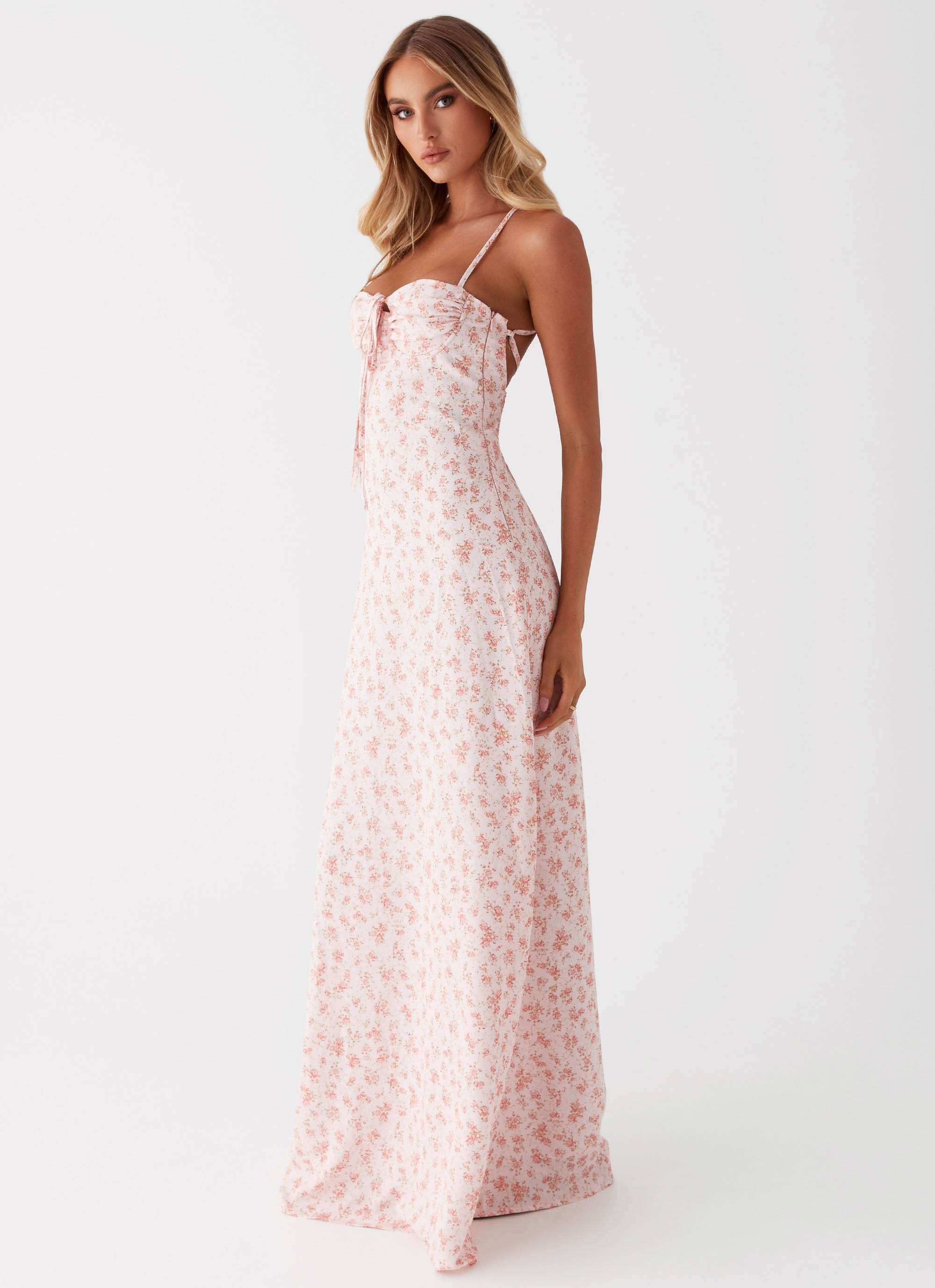 Aveline Bustier Maxi Dress - Blue main image 0