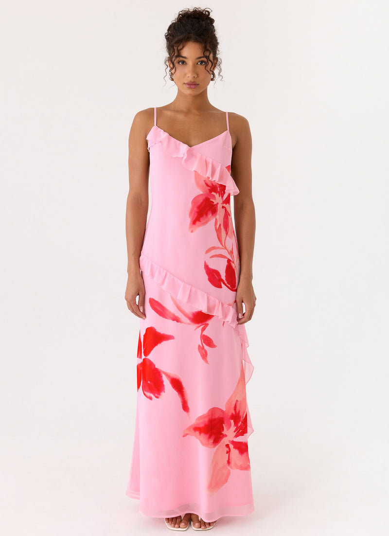 Ayesha Maxi Dress - Pink Petal