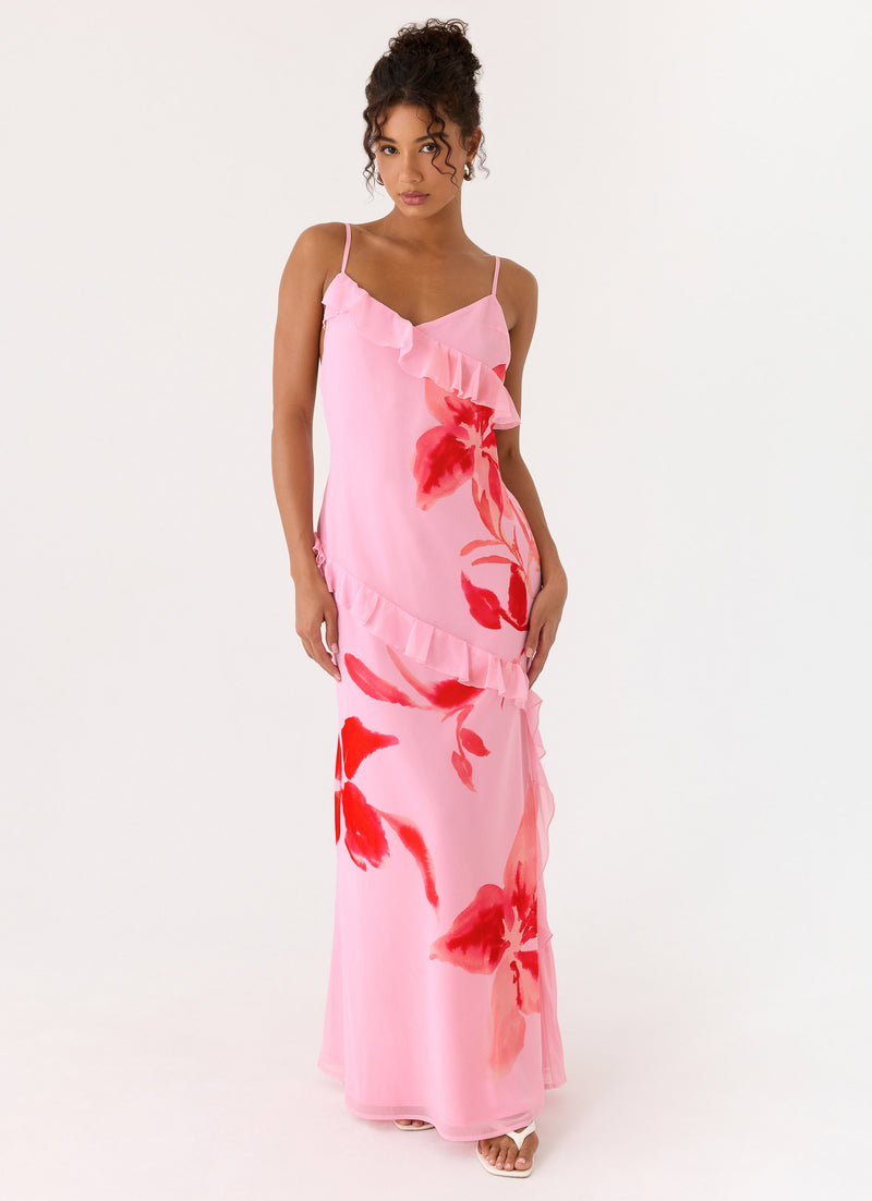 Ayesha Maxi Dress - Pink Petal