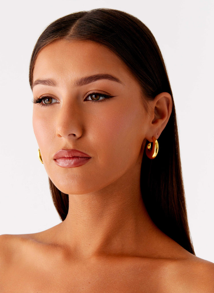 Bare Essentials Earrings - Gold