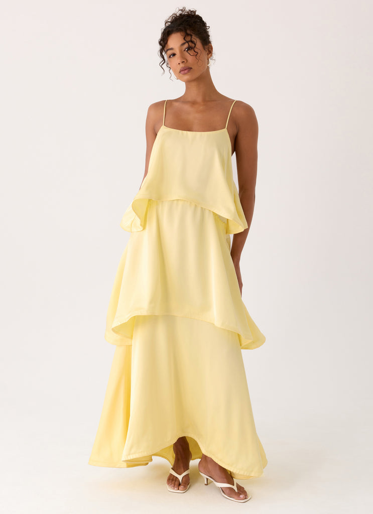 Becka Maxi Dress - Yellow