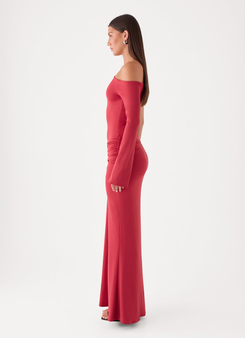 Bellarose Maxi Dress - Pomegranate Red