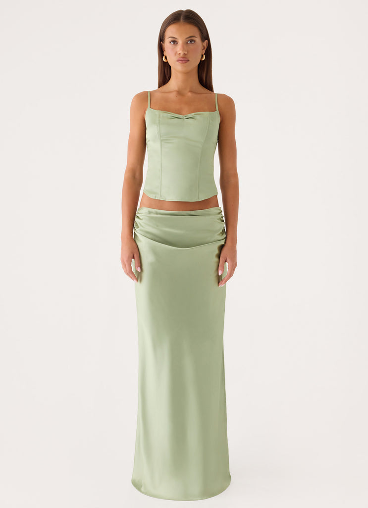 Belle Chime Bustier - Sage