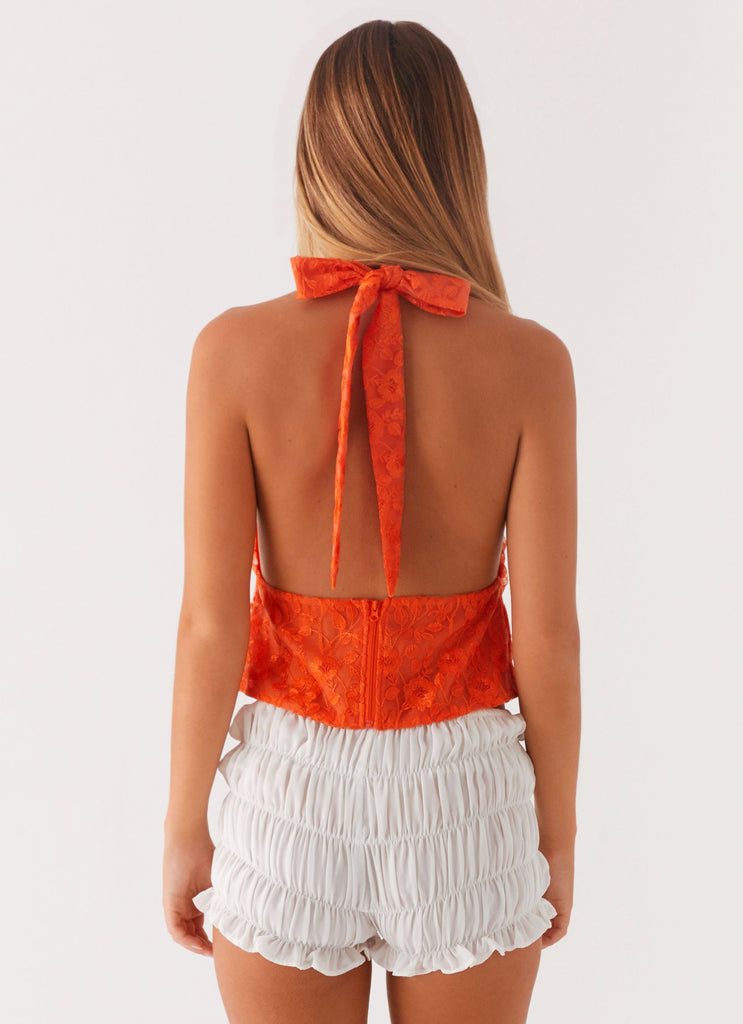 Best Self Top - Orange Floral