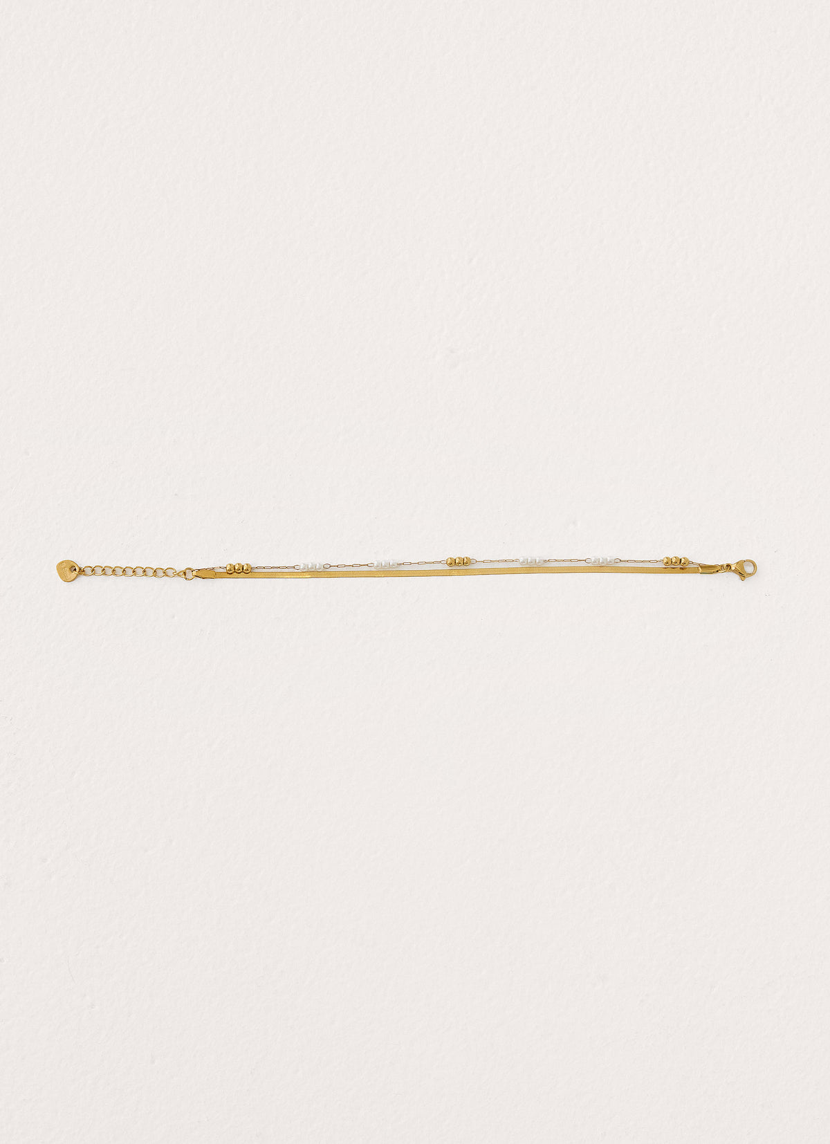 Better Together Bracelets - Gold Pearl
