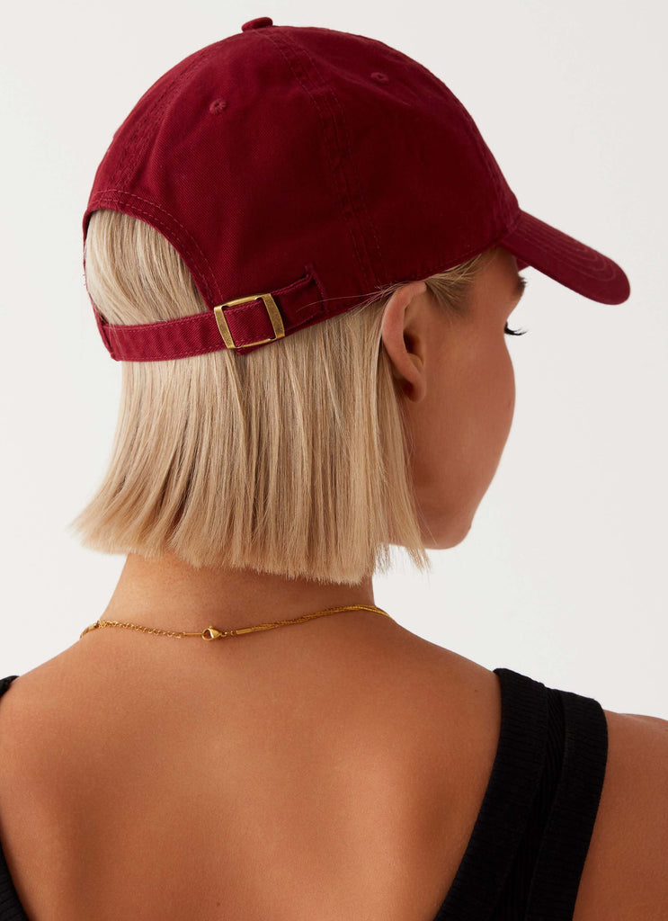 Big Hit Baseball Cap - Maroon