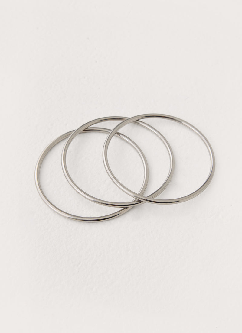 Blair Bangles - Silver