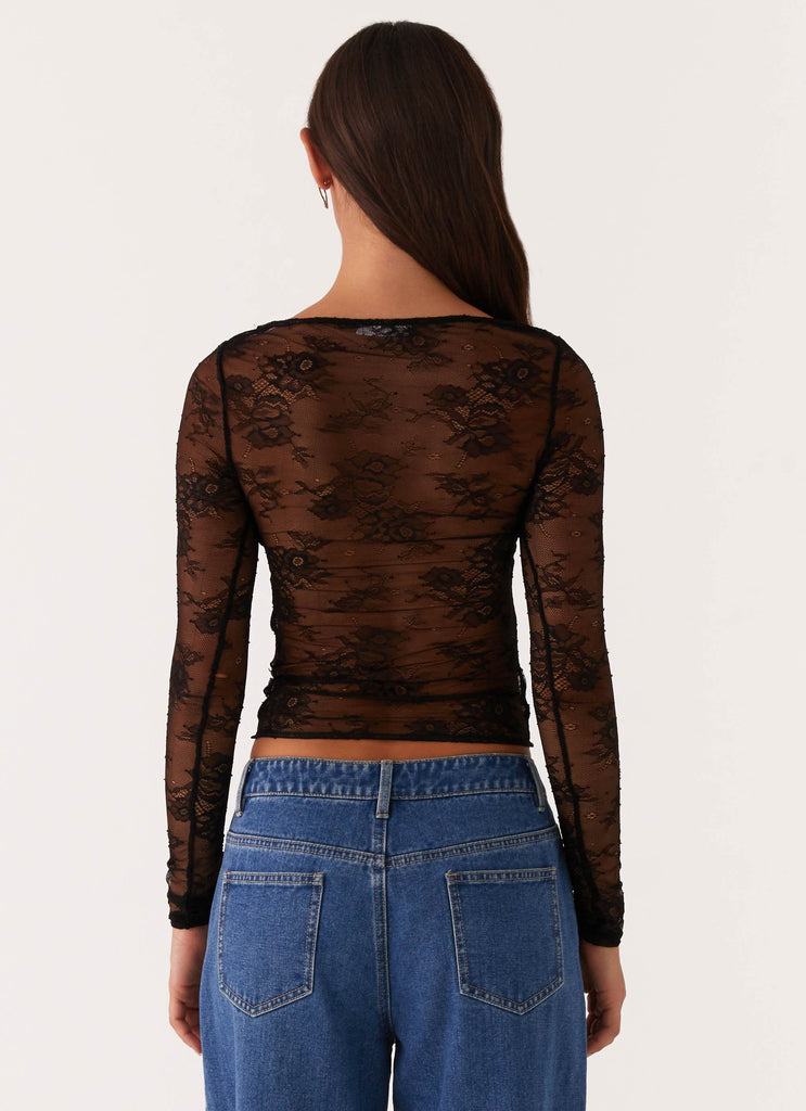 Blanca Lace Top - Black