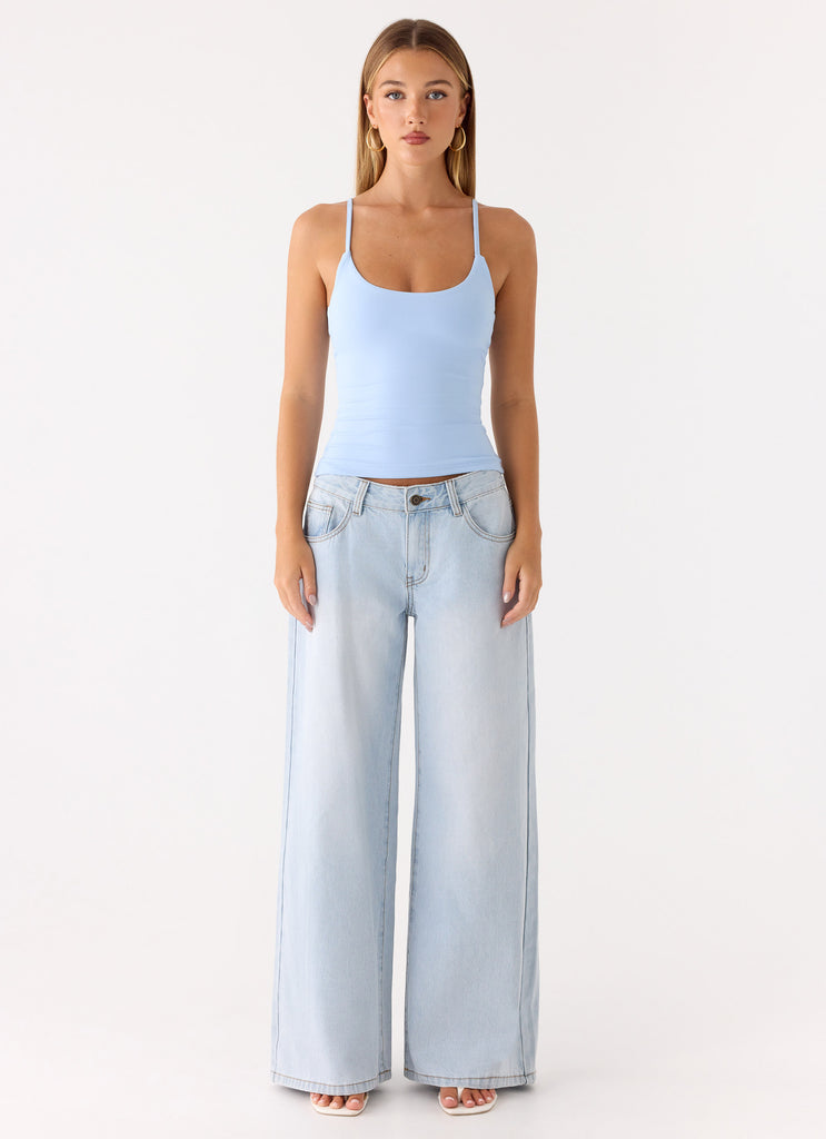 Blondie Tank Top - Blue