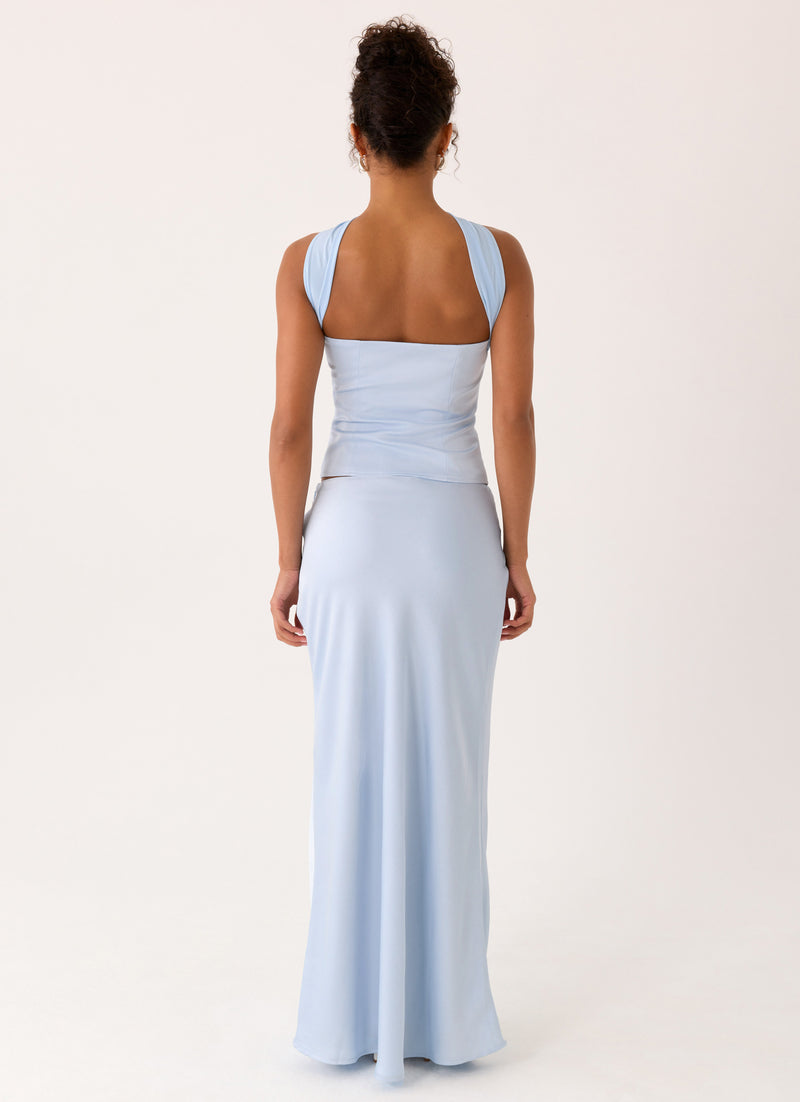 Bridgeta Maxi Skirt - Blue