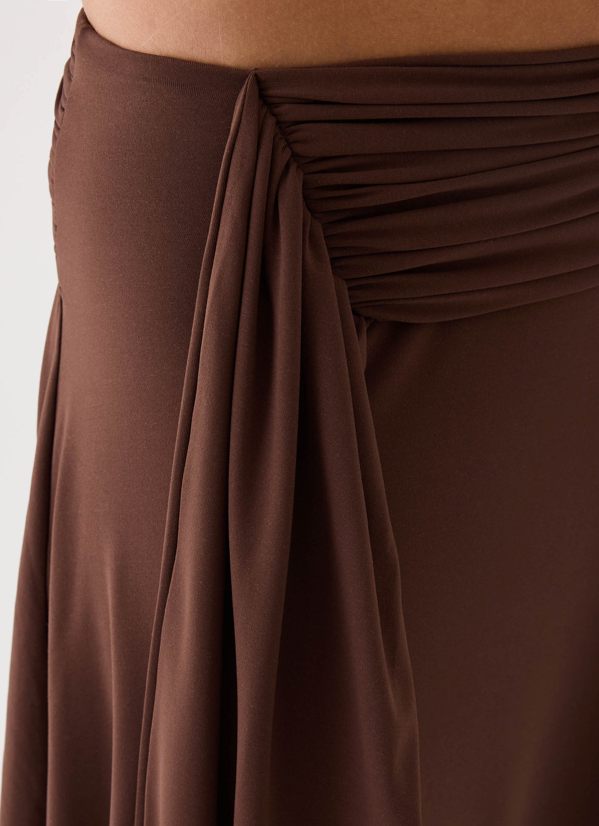 Briege Maxi Skirt - Chocolate
