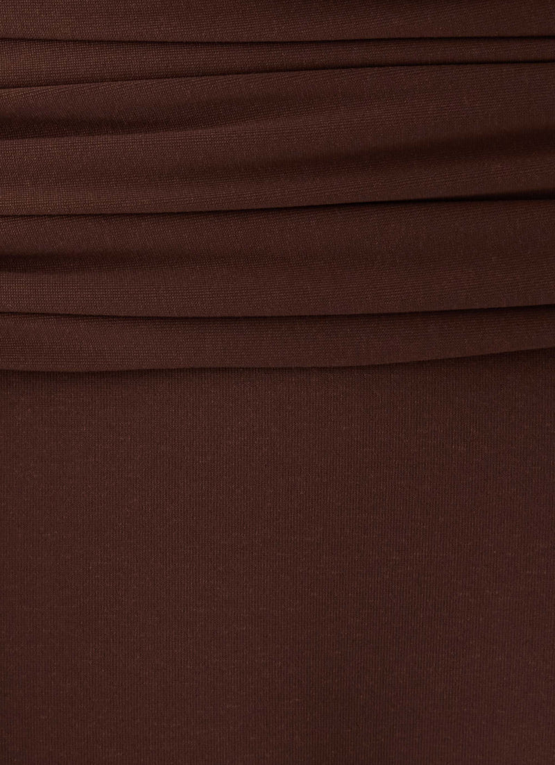 Briege Maxi Skirt - Chocolate