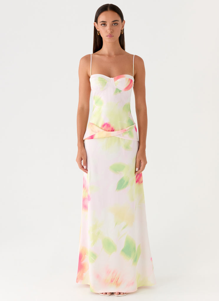 Burning Up Maxi Dress - Floral Romance
