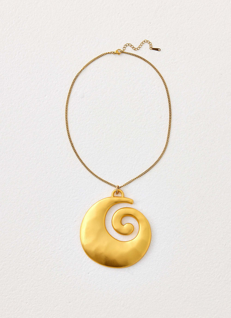 Burnt Gold Necklace - Gold