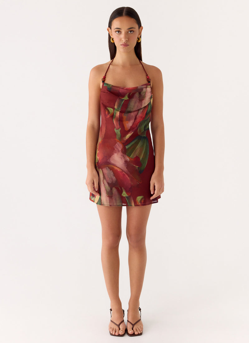 Camilla Cowl Mini Dress - Cuba Cuba