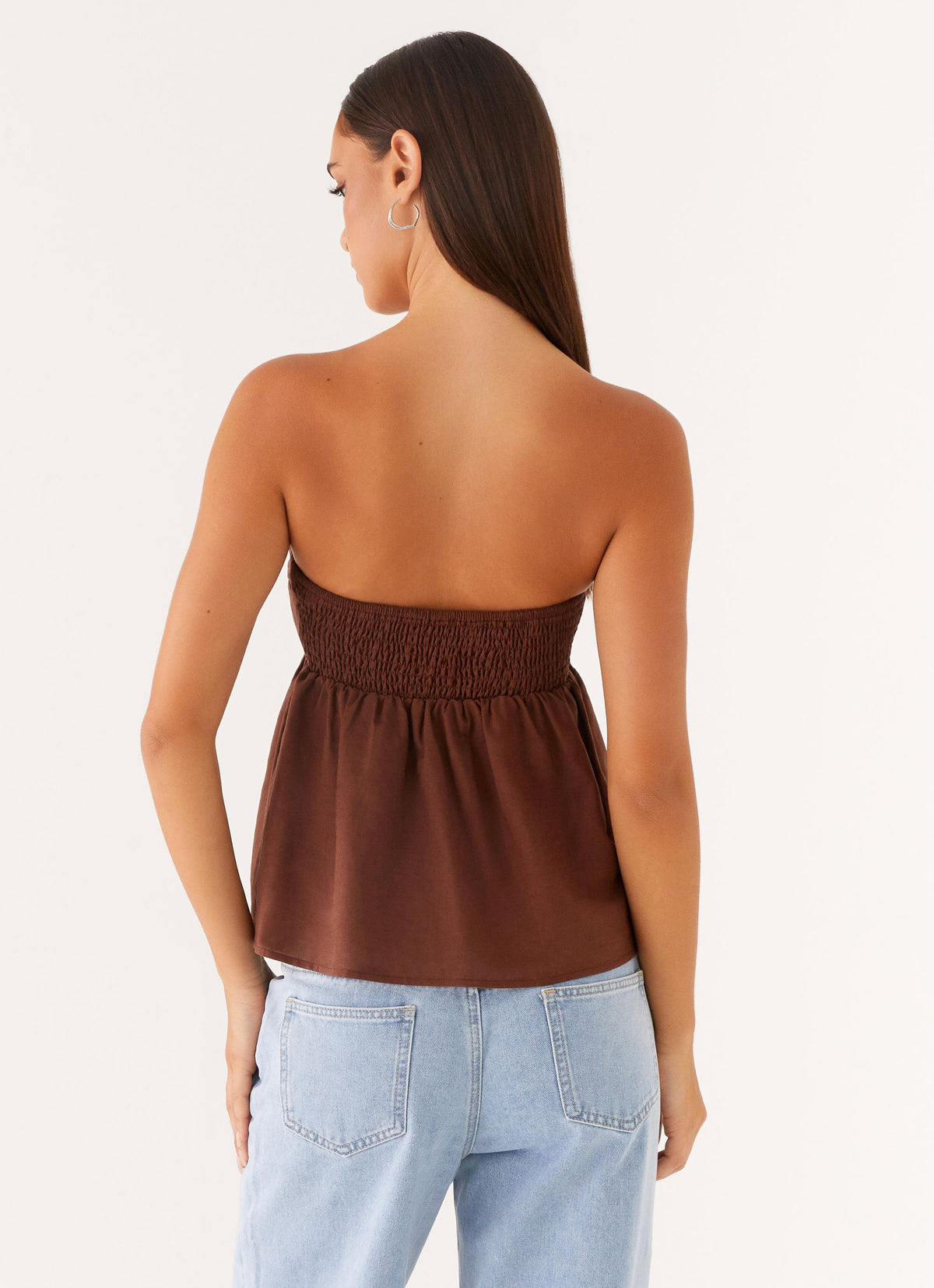 Cassie Tube Top - Chocolate
