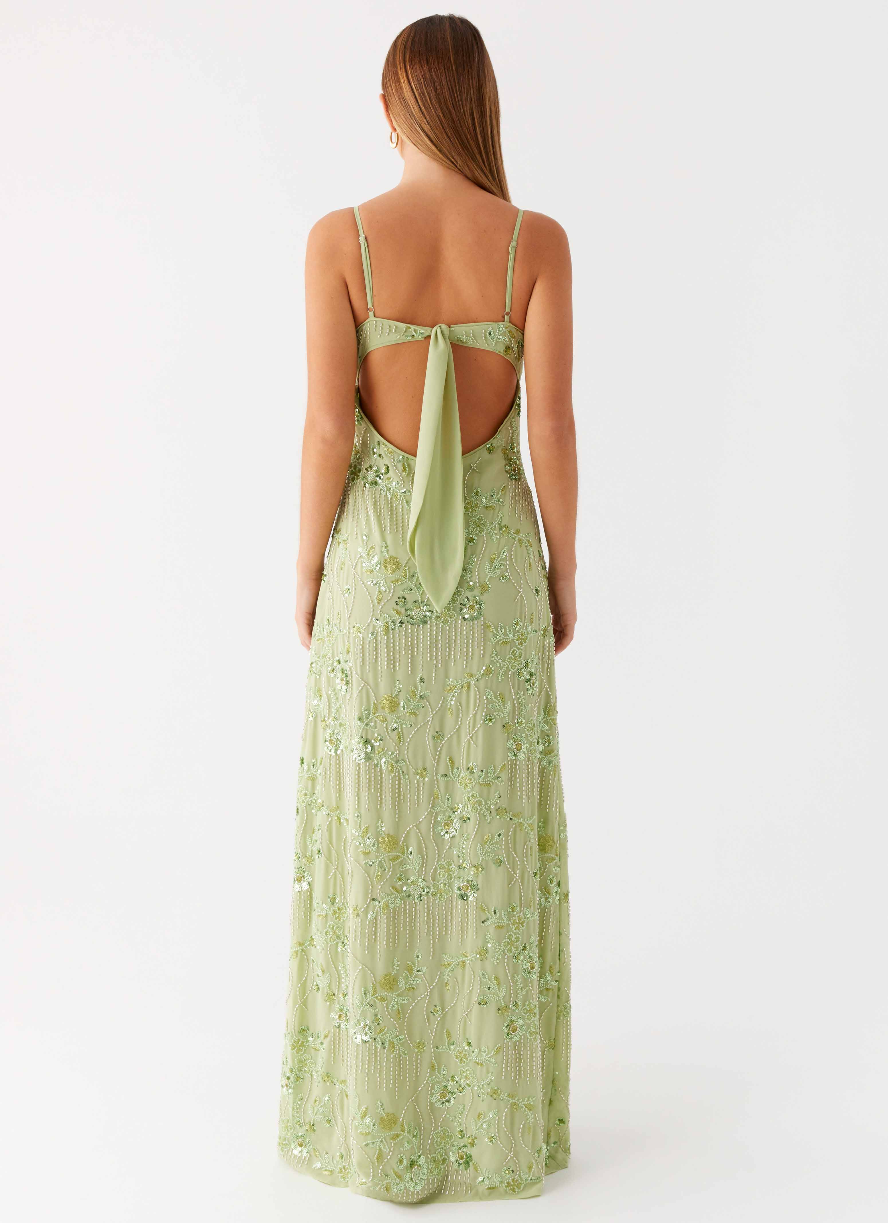 Celandine Beaded Maxi Dress