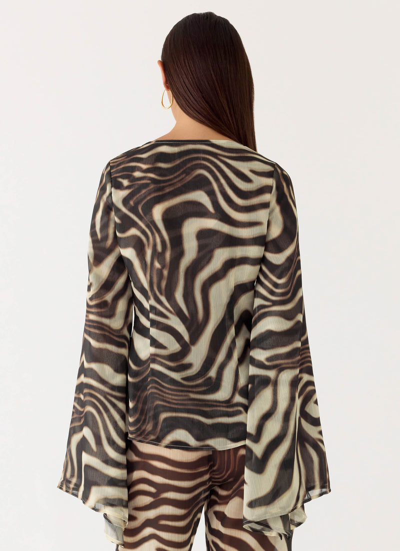 Chaty Top - Zebra