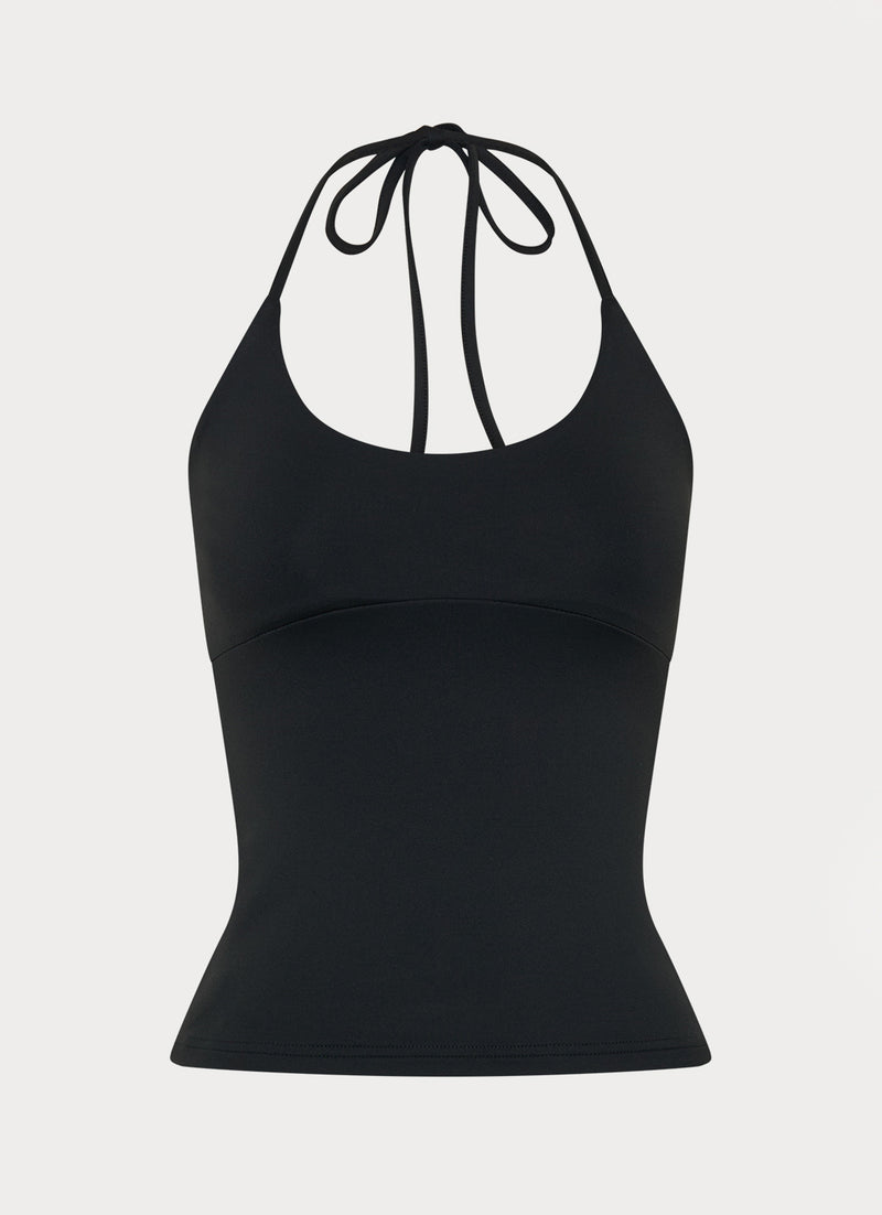 Chauncey Halter Top - Black