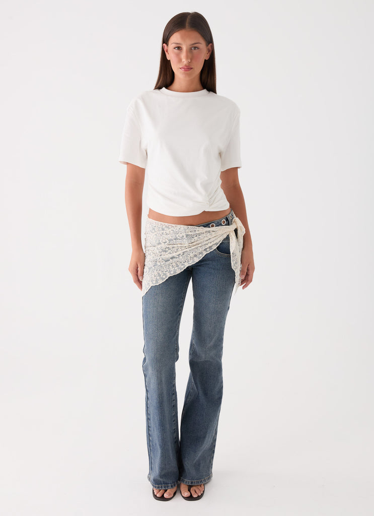 Cinder Scarf - Cream