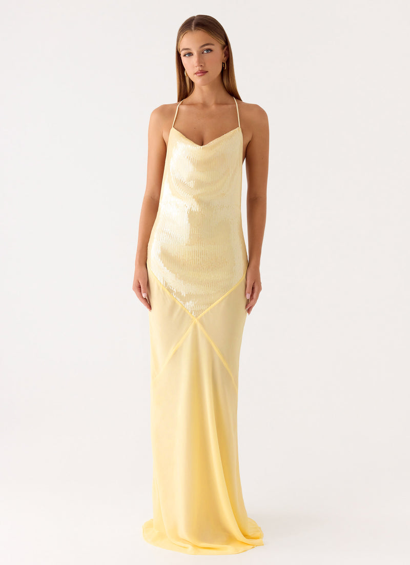 Cleodora Maxi Dress - Yellow